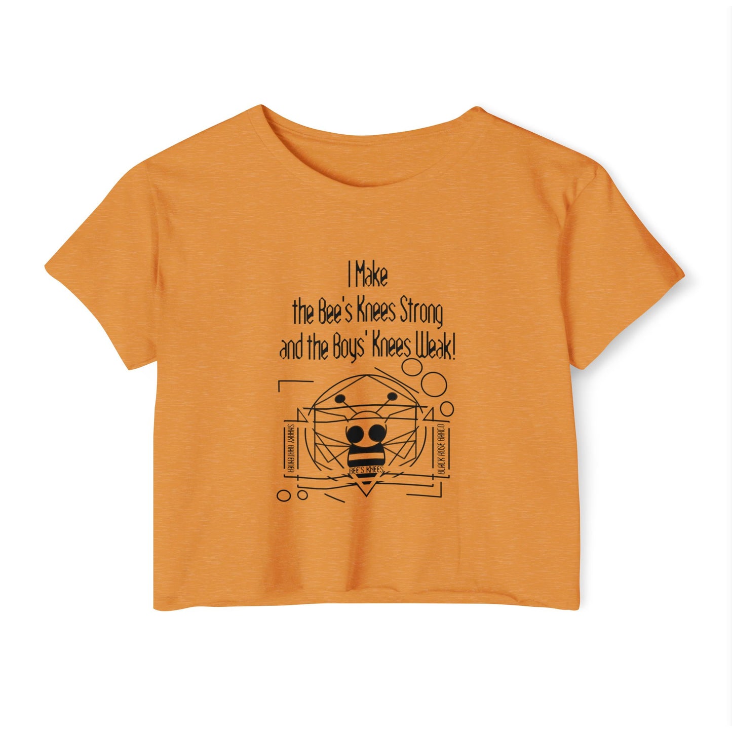 Snarky Bartender: Bee's Knees Crop Top