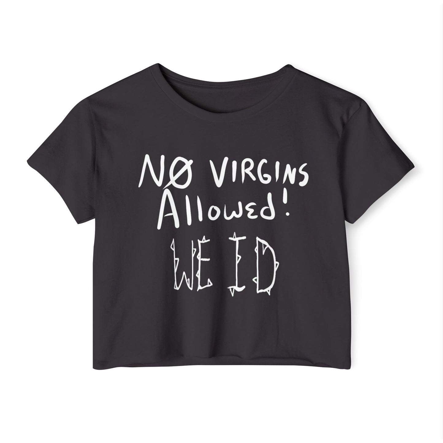 Snarky Bartender: No Virgins Allowed Crop Top