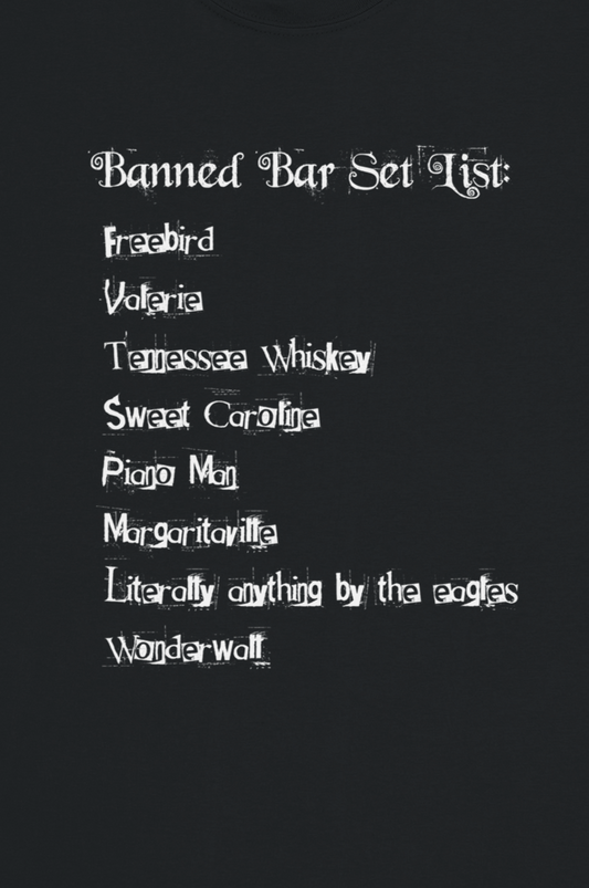 P@TB: Banned Bar Set List Tee